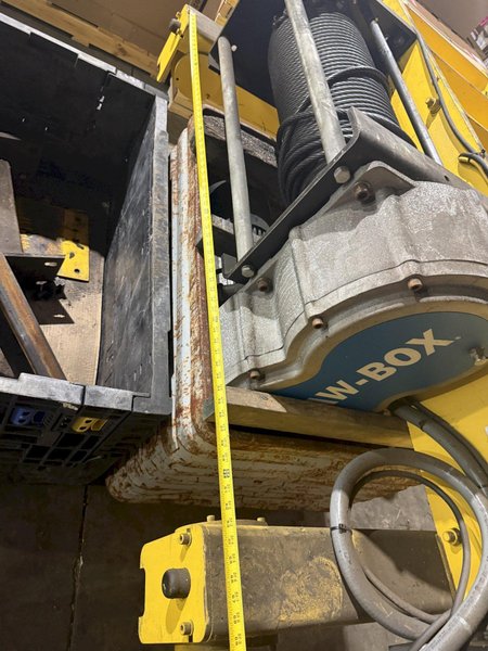 15 TON SHAW-BOX MODEL WD3T OVERHEAD CRANE HOIST, NEW 2019: YOBRO #25024