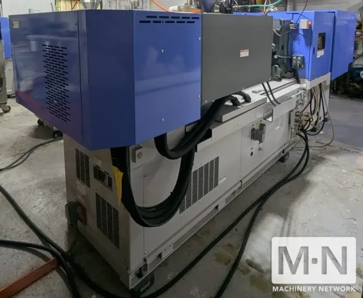 110 TON 4.8 OZ JSW MODEL J1000ADS-110U ELECTRIC INJECTION MOLDING MACHINE MFG 2020 DELIVERED NEW 2022