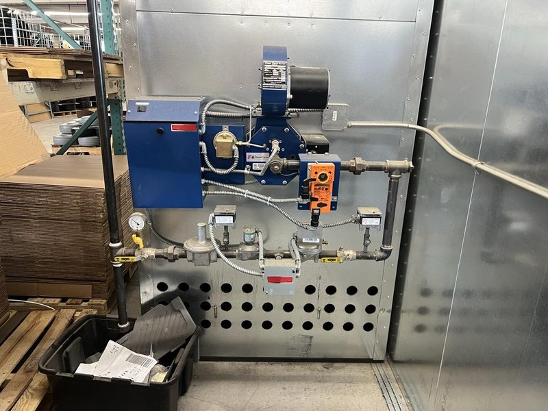 750 BTU/HR Reliant Powder Coating Natural Gas Oven, 2012 – Power Flame Burner FD75–PB