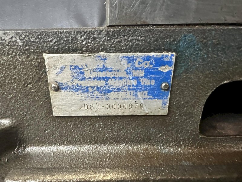 Kurt D80 Used 6" CNC Manual Milling Vise 8" Opening