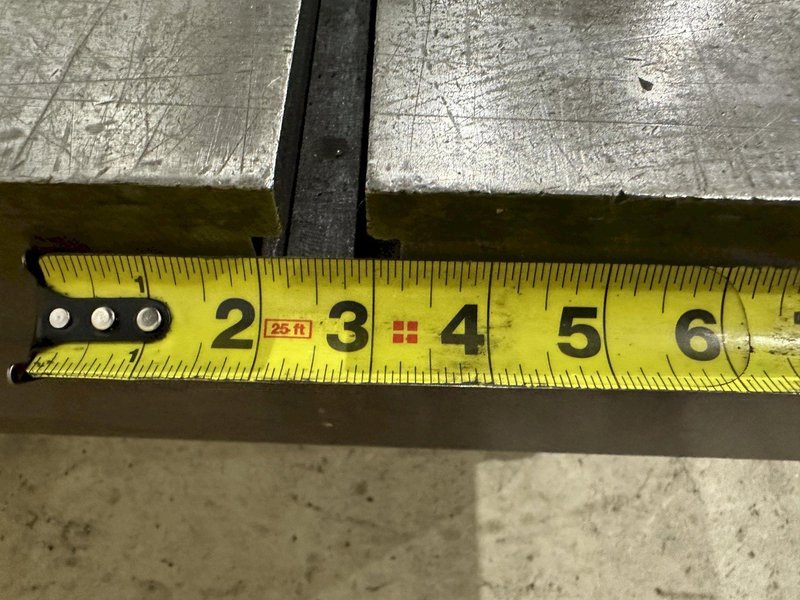 5&#039; X 10&#039; STEEL LAYOUT TABLE: STOCK #22156