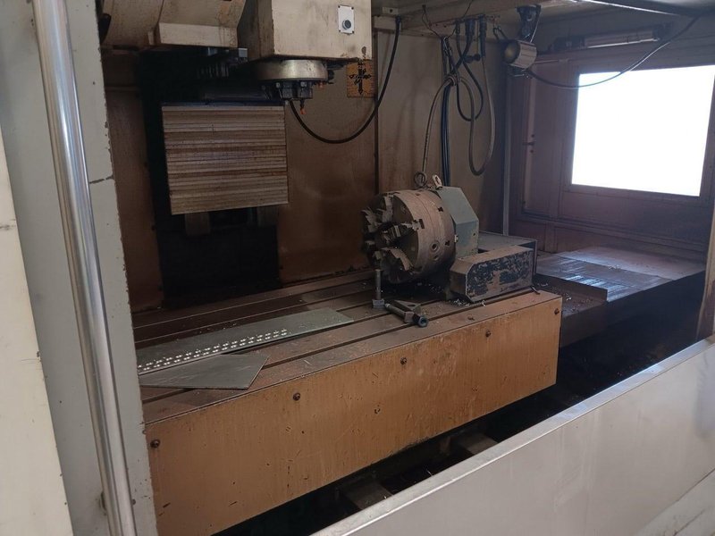 Sharp SV-6030, VMC, 2008 – w/ 4th Axis Rotary, CTS, 10,000 RPM Spindle, Box Way Machine, Under Power Inspection Ready