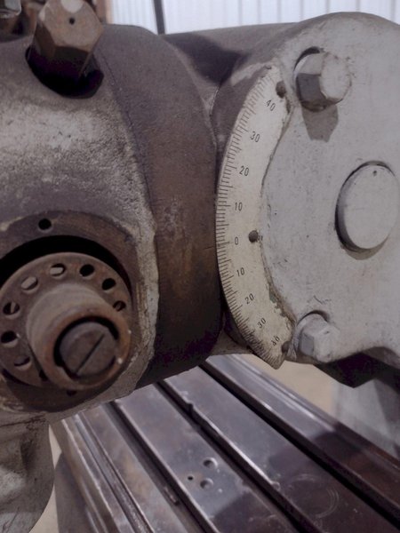 1 HP BRIDGEPORT MODEL J VERTICAL RAM TYPE MILL: STOCK 19390