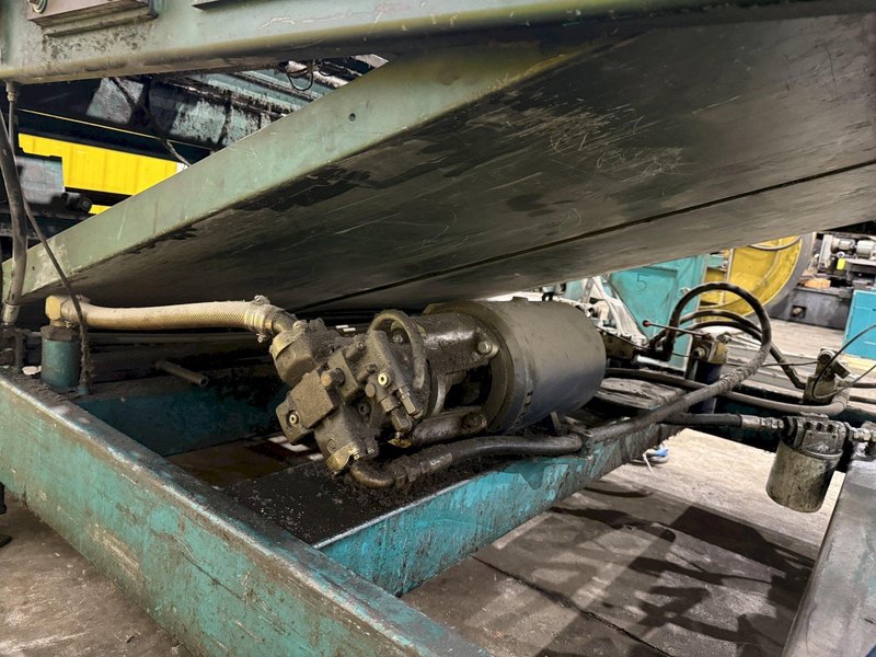 60" x 16 GAUGE IOWA MODEL #GAF60-6 COIL SLEAR (SLITTING &amp; CUT-TO-LENGTH) LINE, WITH UNCOILERS &amp; SIDE PUNCHING / NOTCHING: YOBRO #24552