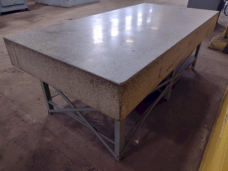 8&#039; X 4&#039; X 10&quot; CHALLENGE PRECISION LAYOUT INSPECTION GRANITE TABLE: STOCK #23813