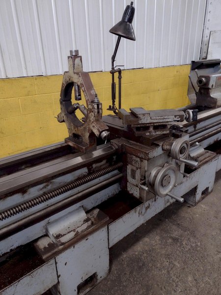 22" X 157" TARNOW MODEL TUJ 50M GAP BED ENGINE LATHE, 3.5" HOLE: STOCK 17547