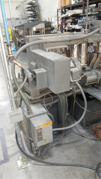 12.75″ x 12.75″ Hem H90A-1-B/F, Automatic Horizontal Band Saw, 1999 – Under Power