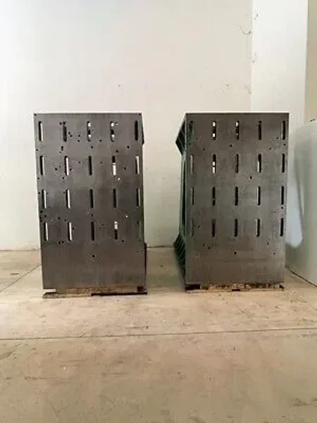 HEAVY DUTY 60”W x 101”H Matched Set Angle Plates T-Slots USA #6232