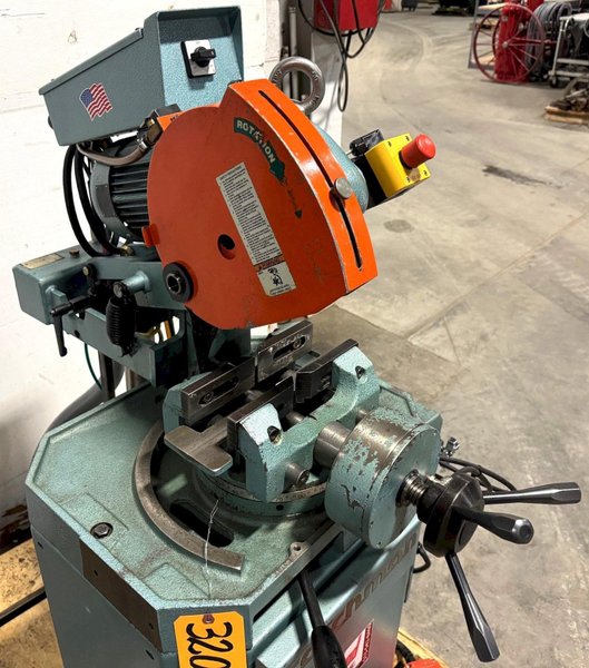 10" Scotchman Cold Saw 275LT/PK/PD, Miter, Power Down Feed, Air Vise,  3-3/8" Round Tube Cap., Coolant