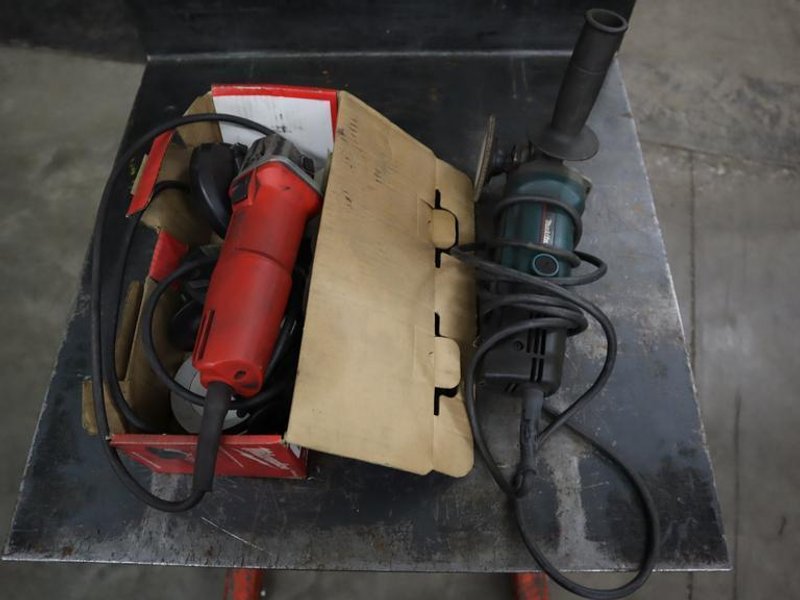 Milwaukee and Makita 4.5" Corded Angle Grinders- Auction Item