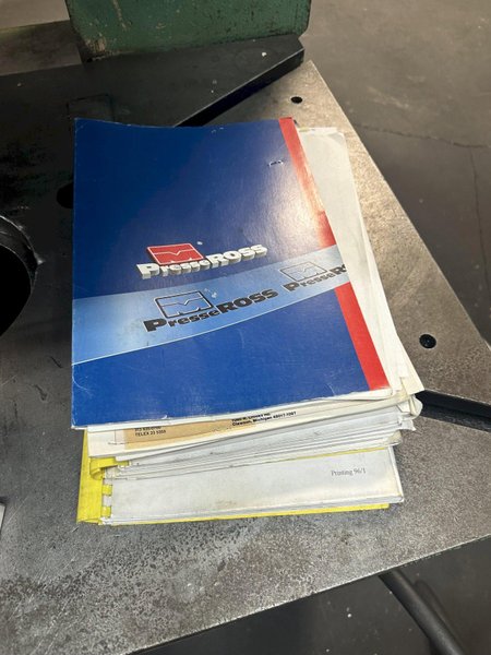 100 TON PresseROSS 100-R4 GAP FRAME PRESS. STOCK # 0682024