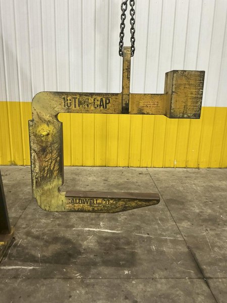 10 TON X 36" CALDWELL MODEL #82-10-36 COIL LIFT C HOOK : YOBRO #25229