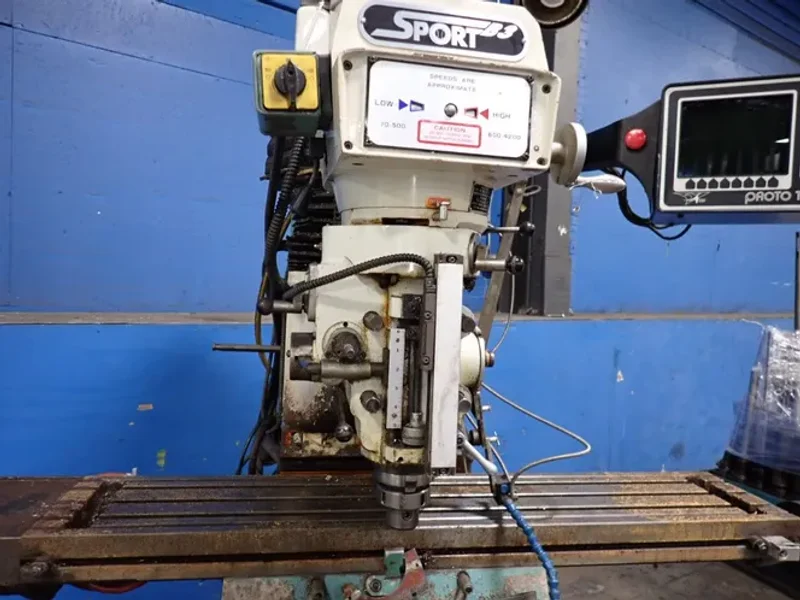 SOUTHWESTERN INDUSTRIES INC 10" X 50" CNC VERTICAL MILL  -  SB3