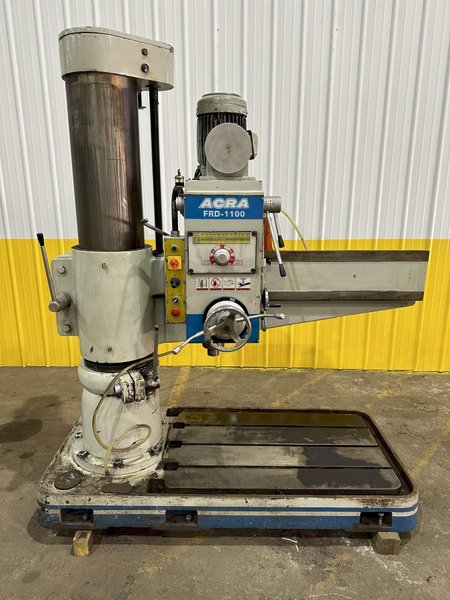3&#039; X 11&quot; ACRA MODEL #FRD-1100 RADIAL DRILL: STOCK #19811
