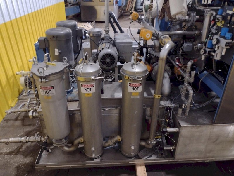 EXTRUDE HONE / SURFTRAN MODEL #STR-1 HIGH PRESSURE WASHER &amp; DEBURRING SYSTEM W/ STORCH DEMAGNETIZER MACHINE: STOCK #19369