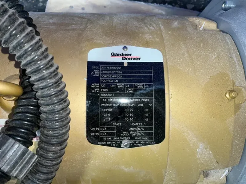 GARDNER DENVER .6 BAR VACUUM PUMP  -  V-KTA 80/1 C (37)