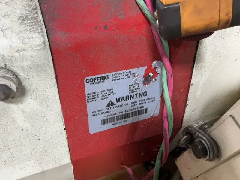 COFFING 3 TON CHAIN HOIST  -  ECMT6016