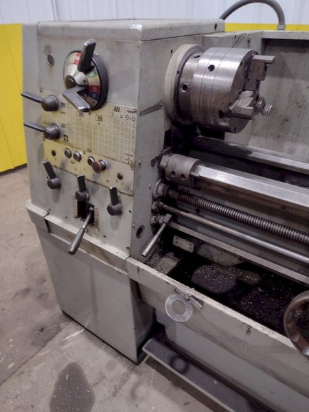 15&quot; X 50&quot; CLAUSING COLCHESTER MODEL #15 ENGINE LATHE, 2-3/16&quot; HOLE: STOCK #19155