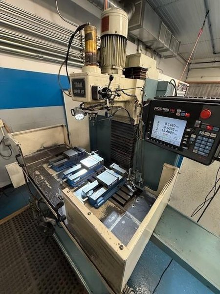 Trak DPM V5 3-Axis CNC Mill, 2005 – 50″ X 12″, Prototrak VM Control, USB, Coolant