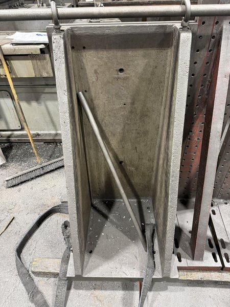 24" WIDE X 46" TALL X 24" DEEP T-SLOTTED ANGLE PLATE SET. STOCK # 0222526