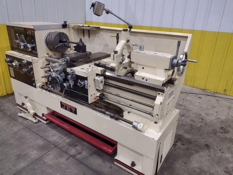 14&quot; X 40&quot; JET MODEL #GH-1440ZX GAP BED ENGINE LATHE, 3-1/8&quot; HOLE: YOBRO #24464