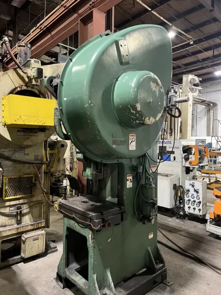 MINSTER 45 TON GAP FRAME SINGLE CRANK PRESS, STOCK# 14292J