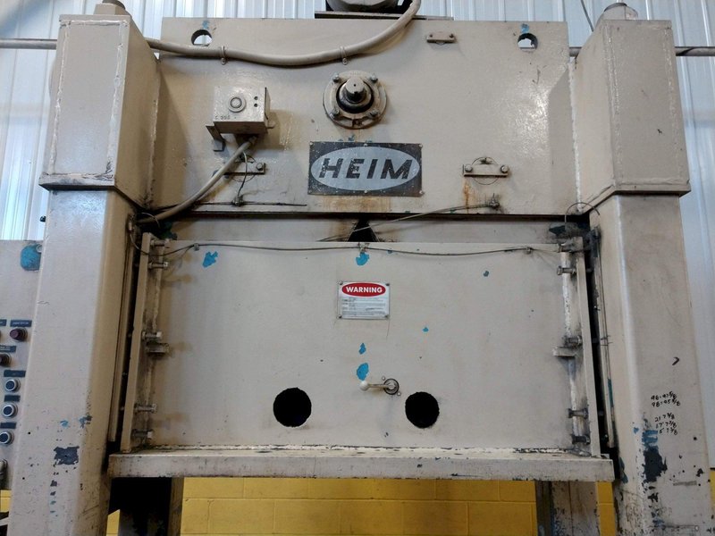 150 TON HEIM MODEL S2-48-60 SSDC PRESS, 3" STROKE: STOCK #14314