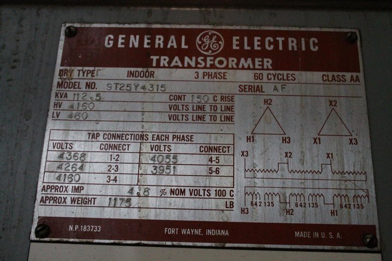 TRANSFORMER: STOCK #65868