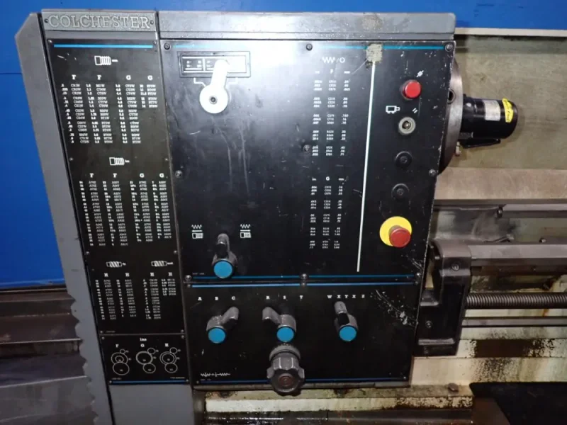 CLAUSING 21"/32" X 128" GAP BED LATHE  -  COLCHESTER MASTIFF VS