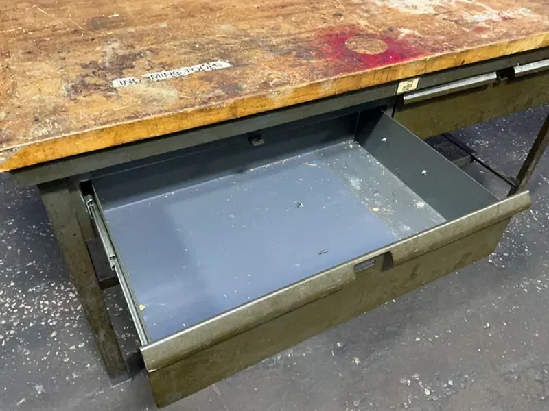 STRONG HOLD 36” X 72” / 2 DRAWERS WORKBENCH