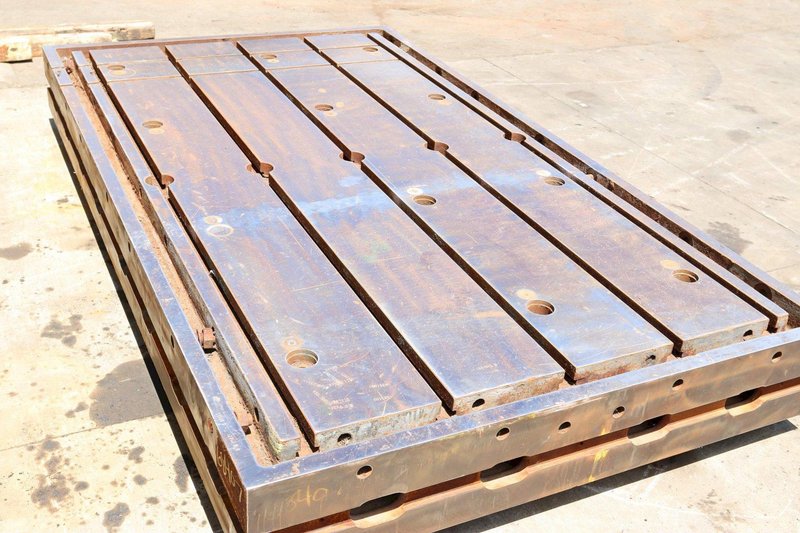 57&#039; X 103&#039; T SLOTTED TABLE: STOCK #68407