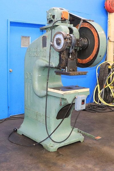 25 TON ROUSSELLE DEEP THROAT GAP FRAME PRESS MODEL 3G