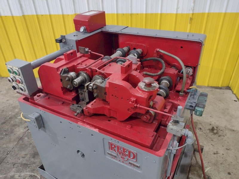 2&quot; REED MODEL B-111 CYLINDRICAL 2-DIE HORIZONTAL THREAD ROLLER THREADER: STOCK #16954