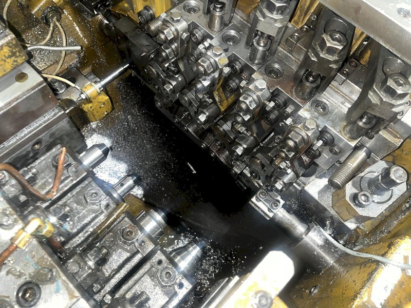 Nakashimada Model TH4-6A Four Die Progressive Header