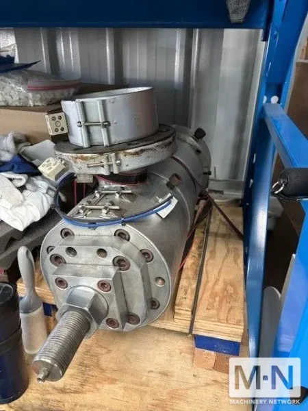 SINGLE HEAD OR TRIPLE HEAD POWERJET PLASTIC MACHINERY MODEL EB5085S3 CONTINUOUS EXTRUSION BLOW MOLDING MACHINE MFG 2022