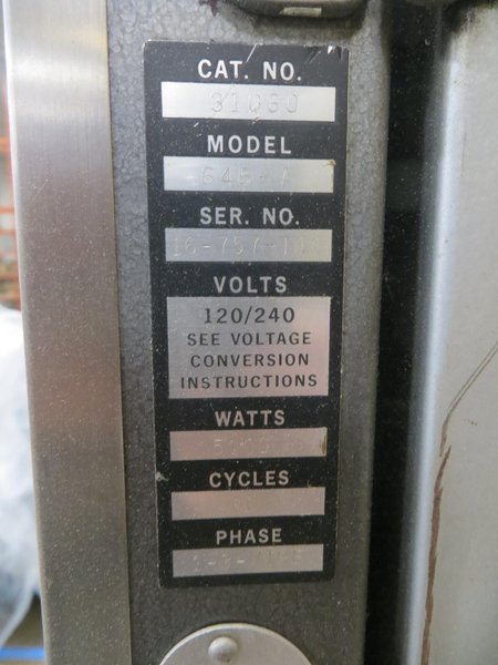 Precision Scientific Freas 645 Convection Oven- Auction Item