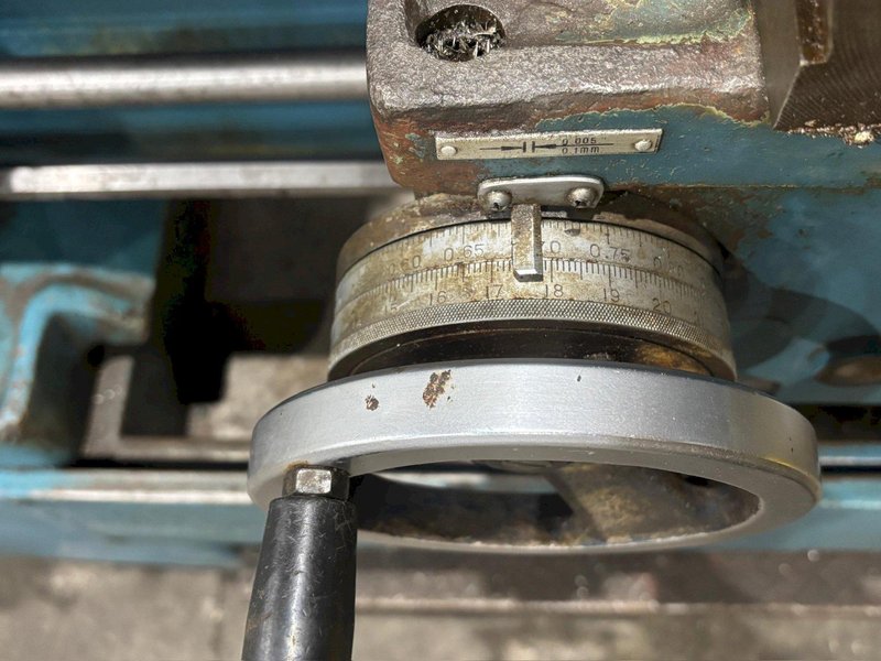 19" X 40" ENCO MODEL #111-1838 GEARED HEAD GAP BED ENGINE LATHE 2.56" HOLE: YOBRO #24324