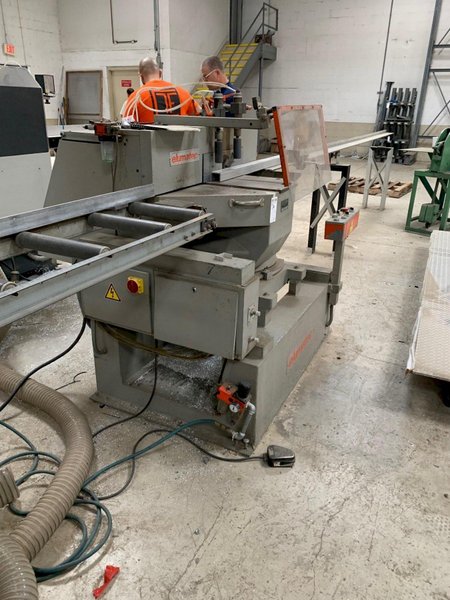 420 mm Blade Dia., Elumatec Upcut Non-Ferrous Semi-Automatic Circular Saw, Model MGS-105