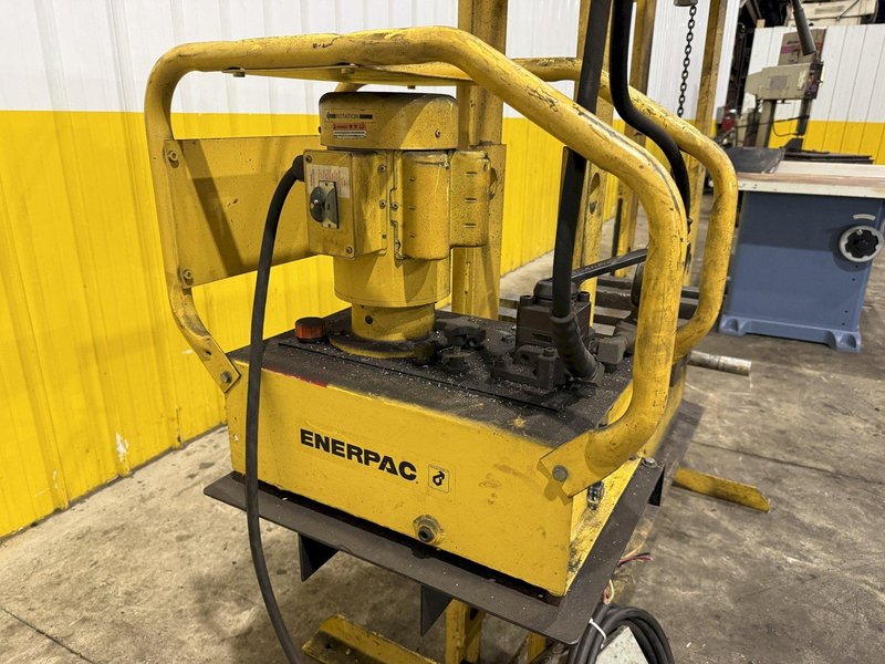 100 TON ENERPAC MODEL #GPEM3420Y H-FRAME HYDRAULIC PRESS: YOBRO #25886