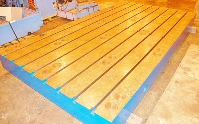 T-Slotted Floor Plates (1) 86&quot; x 157&quot; Floor Plate, Brand New Cast Iron