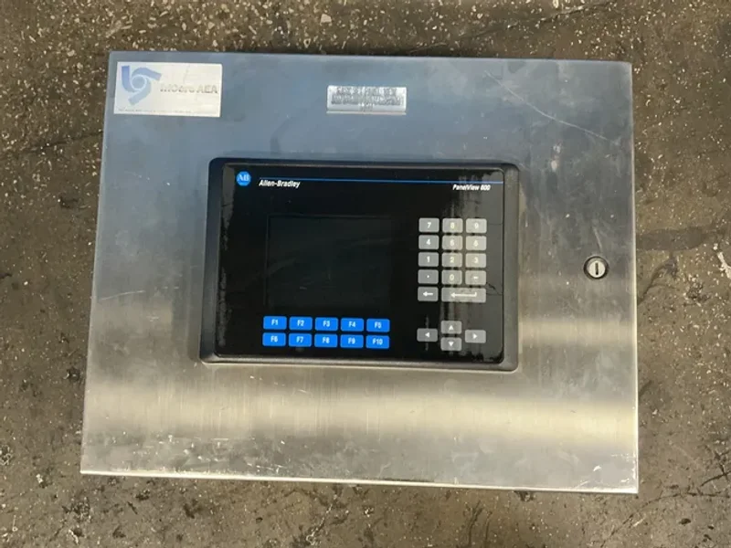 ALLEN-BRADLEY, TRICORE AEA CONTROL PANEL BOX WITH PANELVIEW 600 READOUT  -  PANELVIEW 600