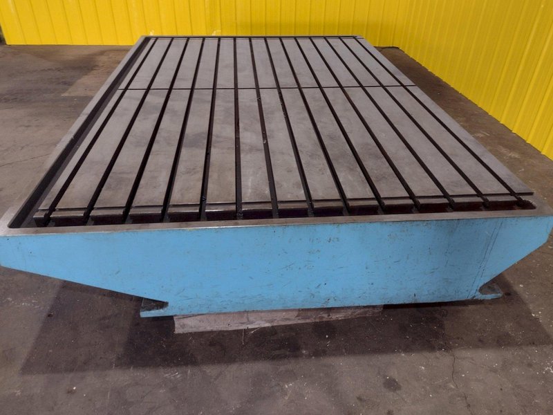 90&#039;&#039; X 130&#039;&#039; T SLOTTED LAYOUT TABLE / FLOOR PLATE: STOCK 17536