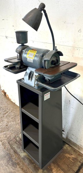 6&quot; Baldor D.E. Carbide Grinder 500, Pedestal Base, 1/2 HP, 1 Phase
