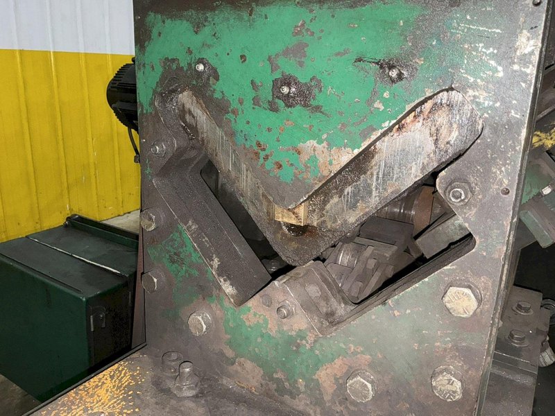 6" x 6" x 1/2" CONTROLLED AUTOMATION MODEL #ABL-74 AUTOMATIC ANGLE PUNCH &amp; SHEAR LINE: STOCK #24935