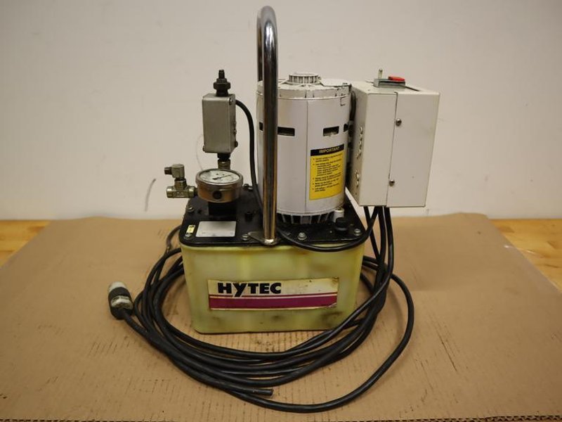 SPX Hytec Portable Electric Hydraulic Pump 10078- Auction Item