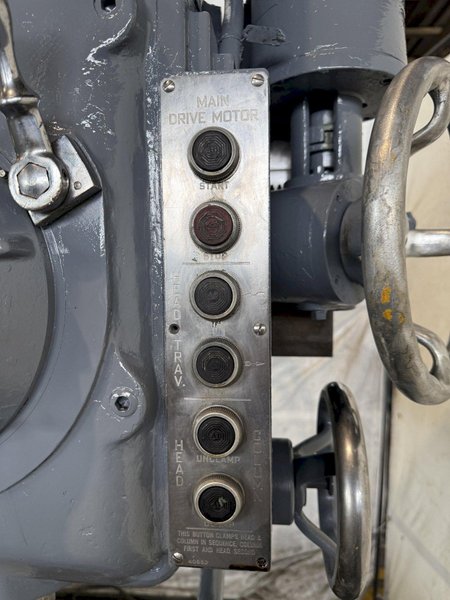5' X 15" CARLTON MODEL 3A RADIAL ARM DRILL. STOCK # 0434026