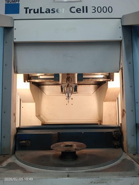 2000 Watt Trumpf TruLaser Cell 3000 3D Fiber Laser, 2017 – Rotary Table, 5-Axis, Dust Collector, 1 of 2