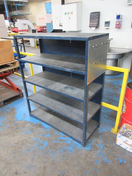 Steel 5 Shelf Storage Unit- Auction Item
