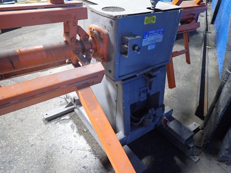 4,000 LBS PRESS ROOM EQUIPMENT MODEL #PRD-244000-NAB DUAL COIL REEL UNCOILER: YOBRO #25067