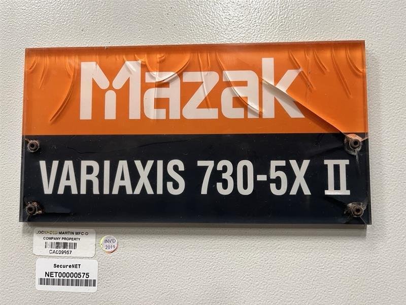 Used 2007 Mazak Variaxis 730-5X II CNC Vertical Machining Center For Sale